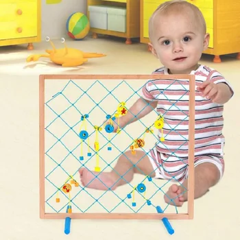 

Fly AC Wooden toys fishing funny fishing net children's puzzle game toys for children Birthday gifts