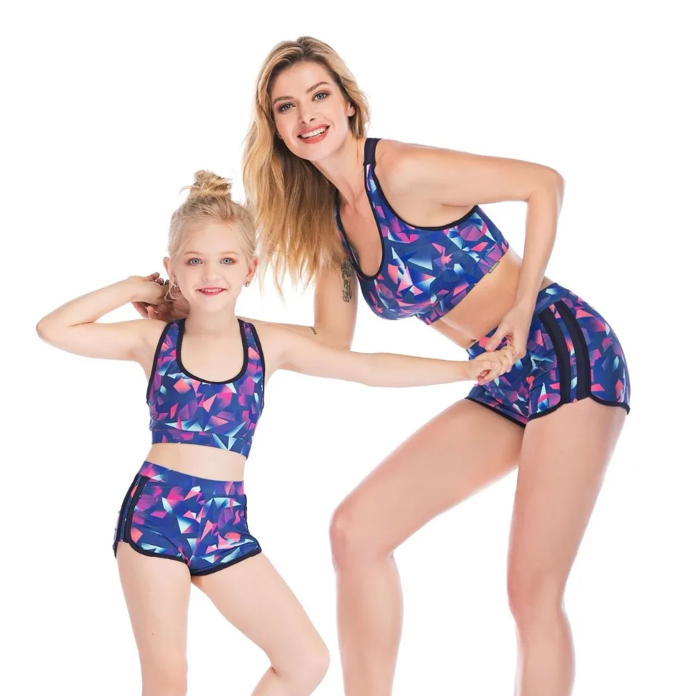 

mother daughter bath swimsuits family look mommy and me swimwear set family matching clothes beach dresses outfits clothing sets