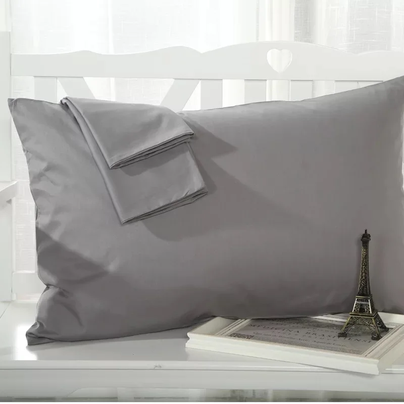 100 Egyptian Cotton 600 Tc White Light Gray Beige Gray Blue Pink Wine Red Colors Pillowcases 48x74 Cm 4 Pieces Customize Pillow Case Aliexpress