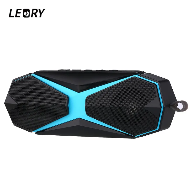 

LEORY Portable Wireless bluetooth Speaker V4.2 IPX7 Waterproof Outdoor Speaker 2400mah Large Power TF Speaker with Microphone