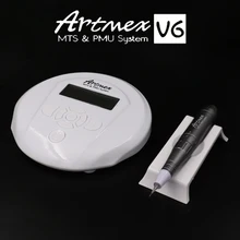 Высококачественный профессиональный Перманентный макияж машина Artmex V6 бровей губ Вращающаяся ручка V6 татуировки МТС пму Системы с V6 игла для тату-машинок
