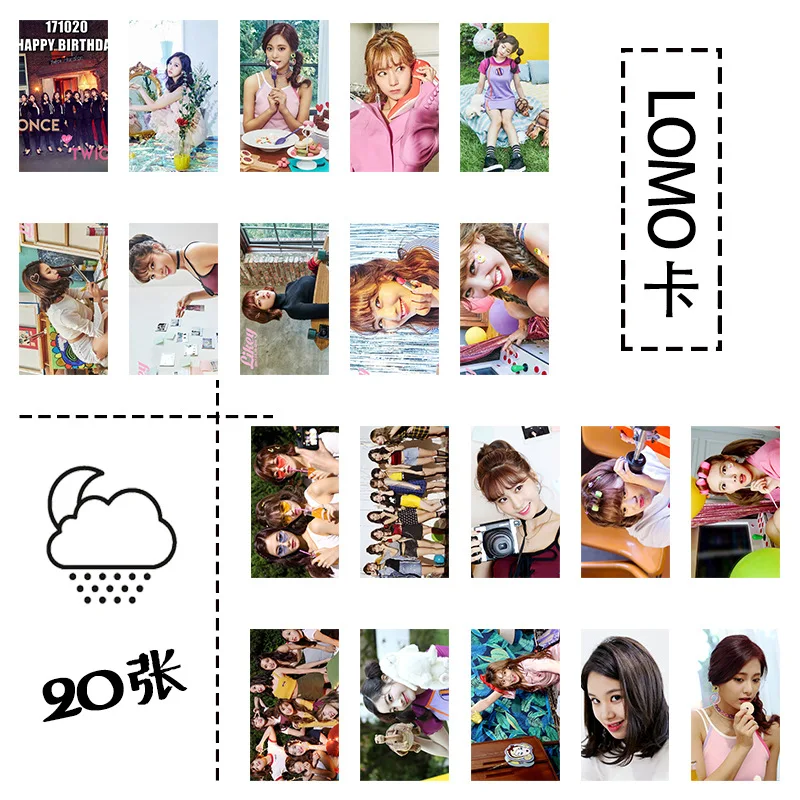 Mykpop Twice Likey Lomo Cards Set pcs Set Paper Photo Card Kpop Fans Collection Tin Box Packing Sa Stickers Aliexpress
