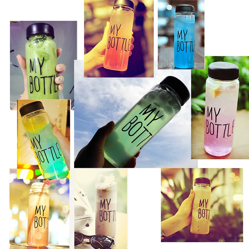 

Plastic water bottle with filter infuser my bottle 17oz 500ml