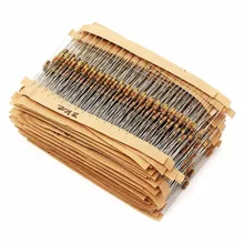 600Pcs 1ohm -3M Ohm 1/2W Resistance Carbon Film Metal Resistor Assortment Kit Set 30 Kinds Each 20pcs Free Shipping