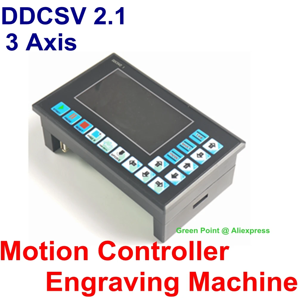 

New DDCSV 2.1 500Hz CNC 3 Axis Motion Controller Engraving Machine Controller Motion Control System G Code Stepper Motor Driver