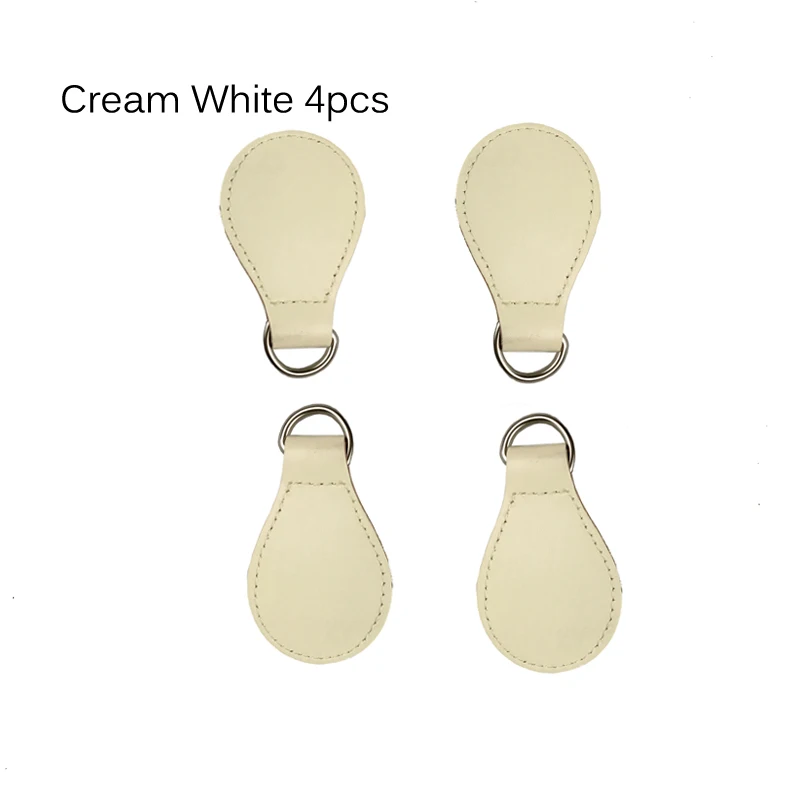 Diy High quality 2 pair 4 pc matte Drop End for Obag handle PU Drop attachment for O bag Obasket women Bag 