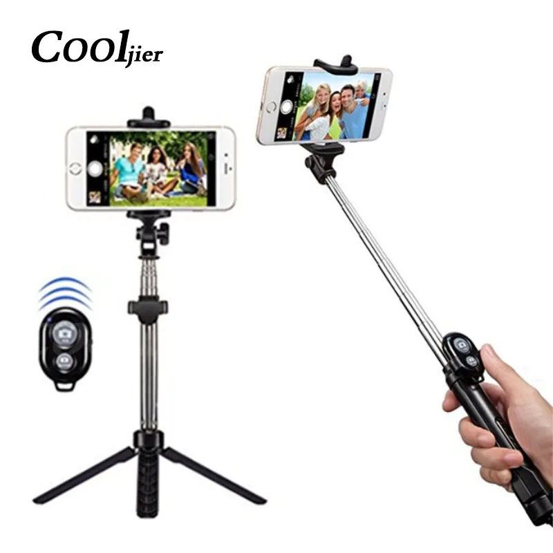 Mobile Phone Bluetooth Wireless Selfie Stick For iPhone X 8 7 plus Remote Handheld Monopod Foldable Mini Shutter Remoter Tripod Mobile Phone Bluetooth Wireless Selfie Stick For iPhone X 8 7 plus Remote Handheld Monopod Foldable Mini Shutter Remoter Tripod