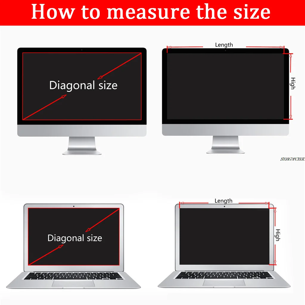 14 inch (310mm*174mm) Privacy Filter For 16:9 Laptop Notebook Anti-glare Screen protector Protective film