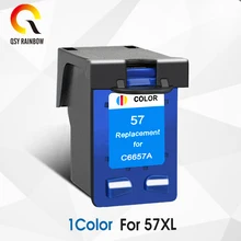 QSYRAINBOW 1CL 56XL 57XL замена картриджа для HP 56 для HP Deskjet 450CI 5550 5552 7150 7350 7000 2100 220