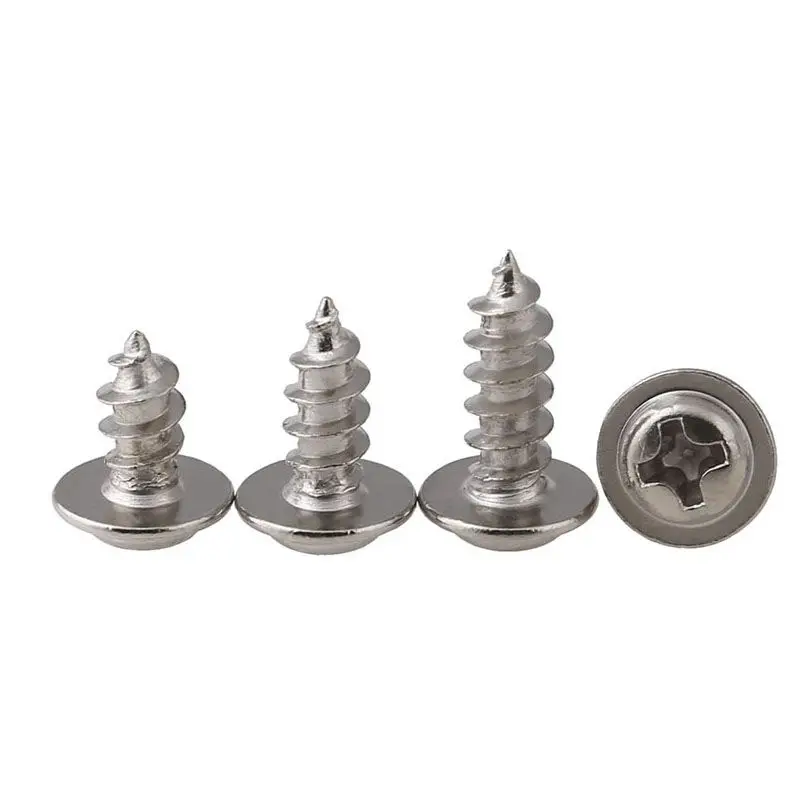 

110x ASSORTED PIECE No. 6 8 10 STAINLESS FLANGE POZI PAN SELF TAPPING SCREWS KIT