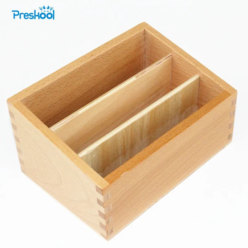 

Montessori Kids Toy Baby Wooden Three Stairs Box Learning Educational Preschool Training Brinquedos Juguets