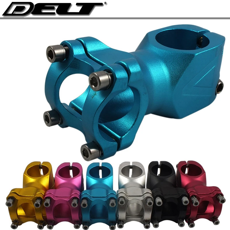 blue mtb stem