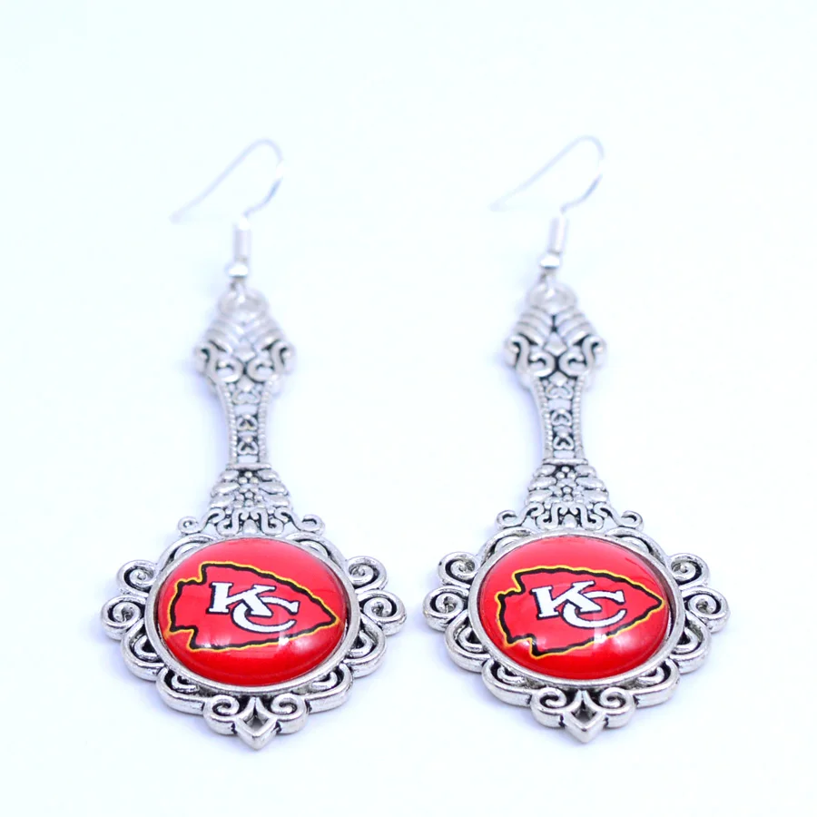 Earrings Kansas City Chiefs Charms Dangle Earrings Sport Earrings
