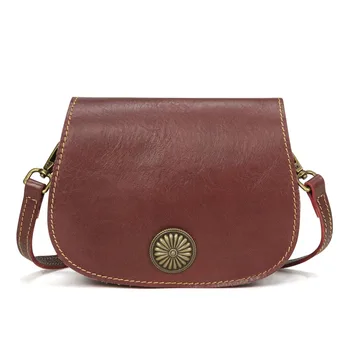 

XIYUAN women brown messenger bags small shoulder bag female handbag purse fashion Cowhide leather crossbody bag for ladies gift
