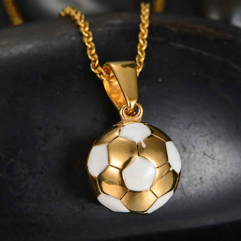 صخرة الشرير لكرة القدم الصلب الرياضة قلادة للرجال هدية collares موهير