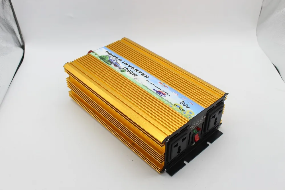 

1000W WATT DC 12V to AC 220V modified sine wave Portable Car Power Inverter Adapater Charger Converter Transformer