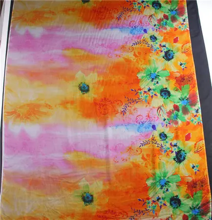 Модная шелковая шифоновая ткань с принтом тутового шелкопряда для платья, 24 дизайна на выбор, шелк - Цвет: 21