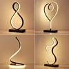Modern LED Table Lamp Bedroom Reading Desk Light Bedside Lamp Study Eye Protect US/EU Plug Dimable 1