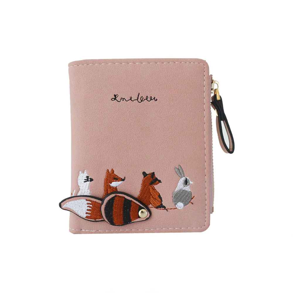 

Women Vintage Fox Baby Handbag Girl Coin Purse Children's Wallet Small Change Purse Bag Coin Pouch Money Holder Sac Femme