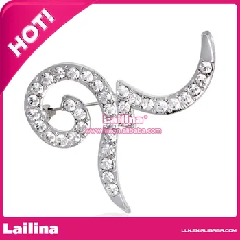 

100pcs/lot Free Shipping Silver Alloy and Clear Rhinestone Crystal 9th Brooch Thailand King Mourning Brooch