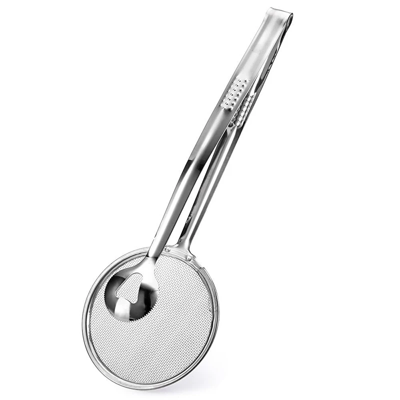 HOT stainless Steel Deep Fry Mesh Strainer, Hot Pot Colander Fishing