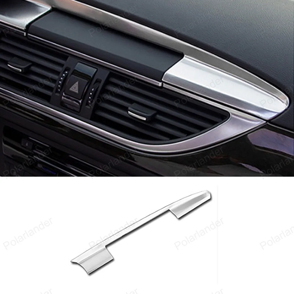 Car Interior accessory Navigation Panel Cover center control Decorative Frame Trim for New A/udi A6L | Автомобили и мотоциклы