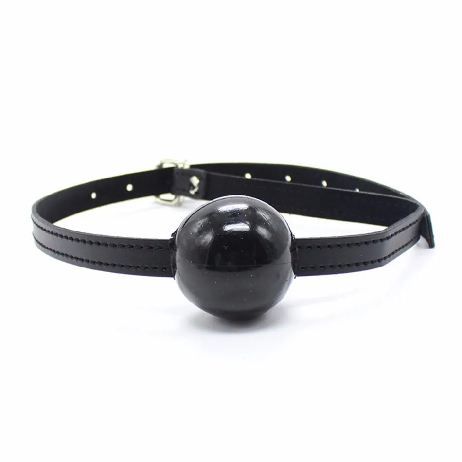 Bdsm Mouth Ball Gag For Women Bandage Adult Oral Leather Mouth Silicone 