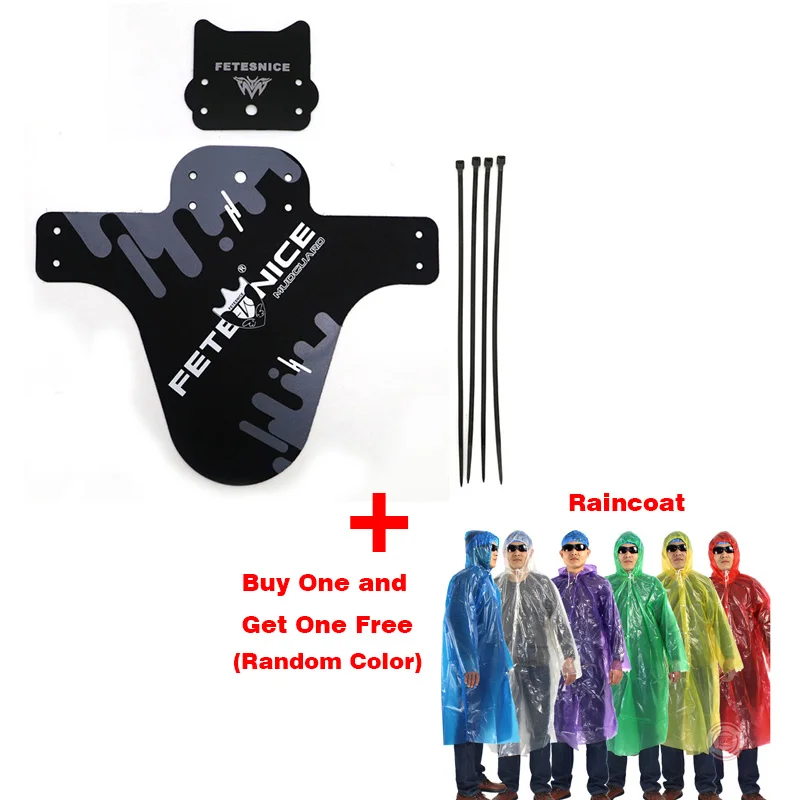 

Folding Front/Rear Mud Guard, Bike Fender Mud Guards for Mountain/Hybrid/BMX Bike Fenders Perfect for Downhill Season