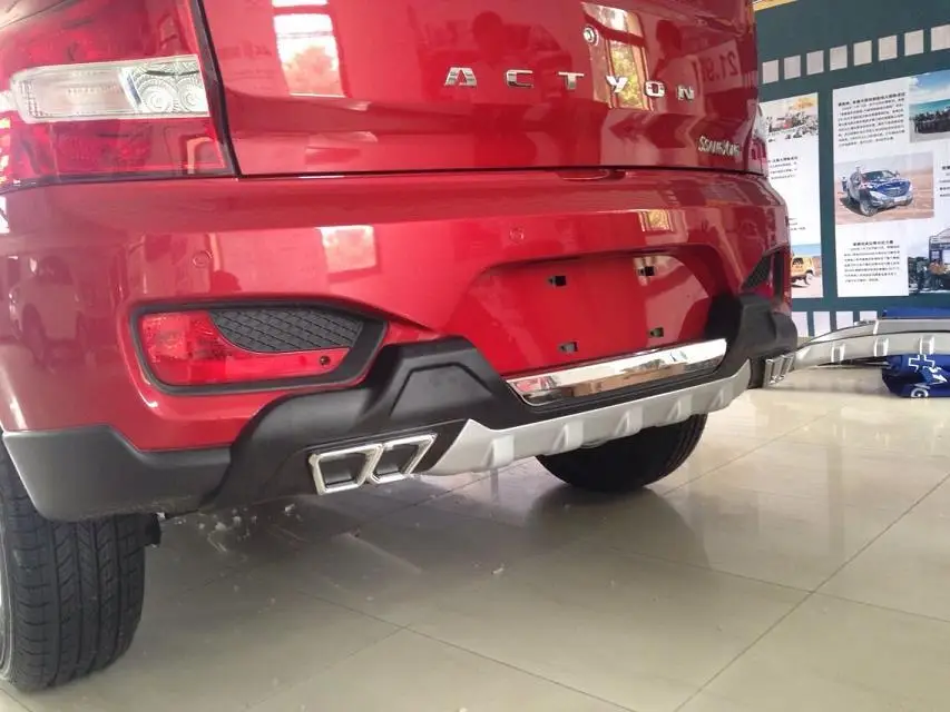 Подходит для SsangYong ActYon 2014 2019 Передний + задний бампер Uard защитная плата