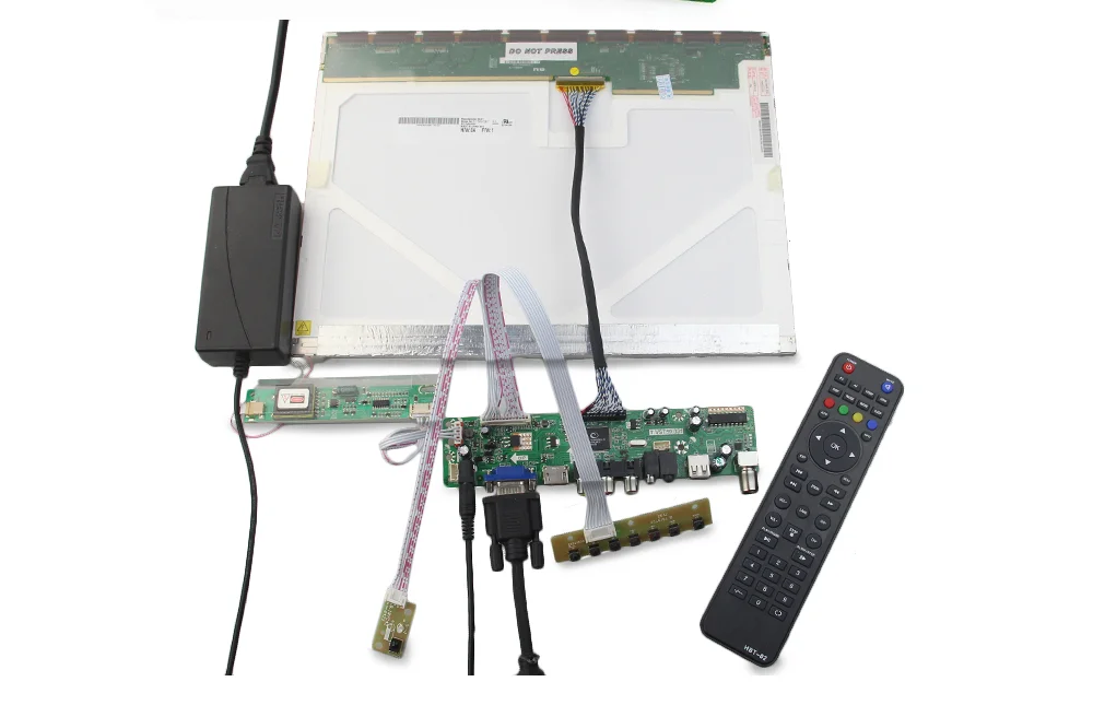  Latumab New Kit for LTN133AT07 TV+HDMI+VGA+USB LCD LED screen Controller Driver Board Free shipping