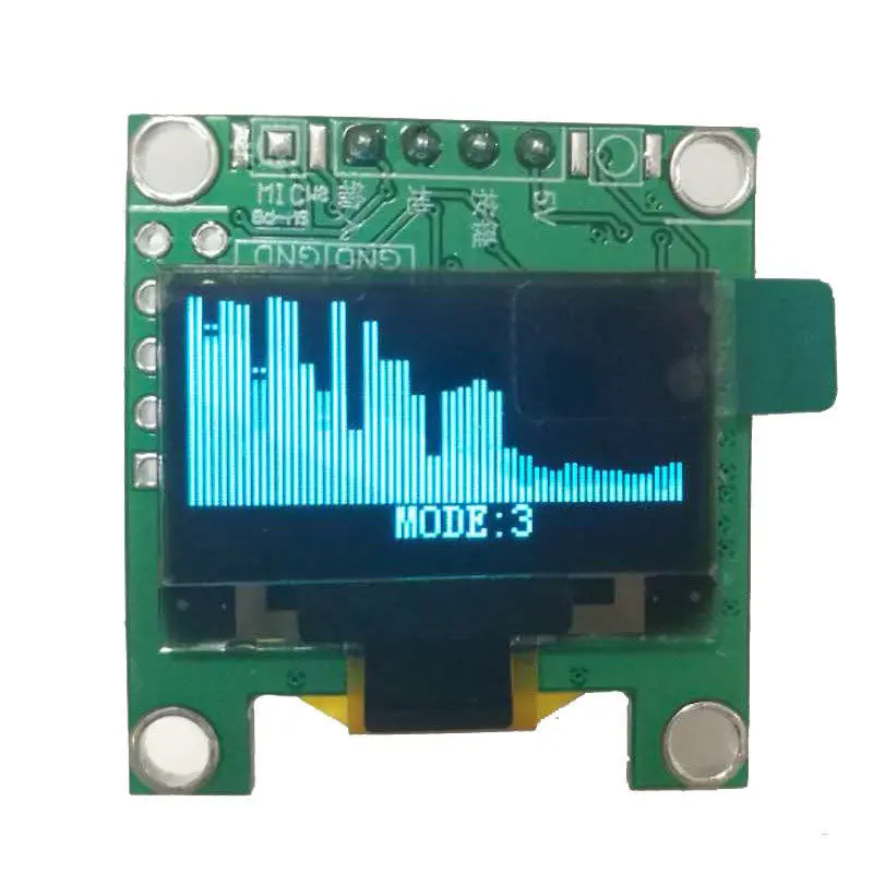 0 96 &quotOLED музыкальный спектральный дисплей анализатор MP3 ПК усилитель аудио