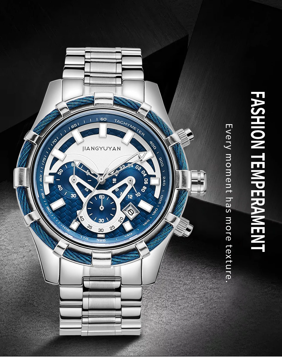 Наручные часы для мужчин модные спортивные кварцевые часы для мужчин s часы лучший бренд класса люкс Полный сталь бизнес