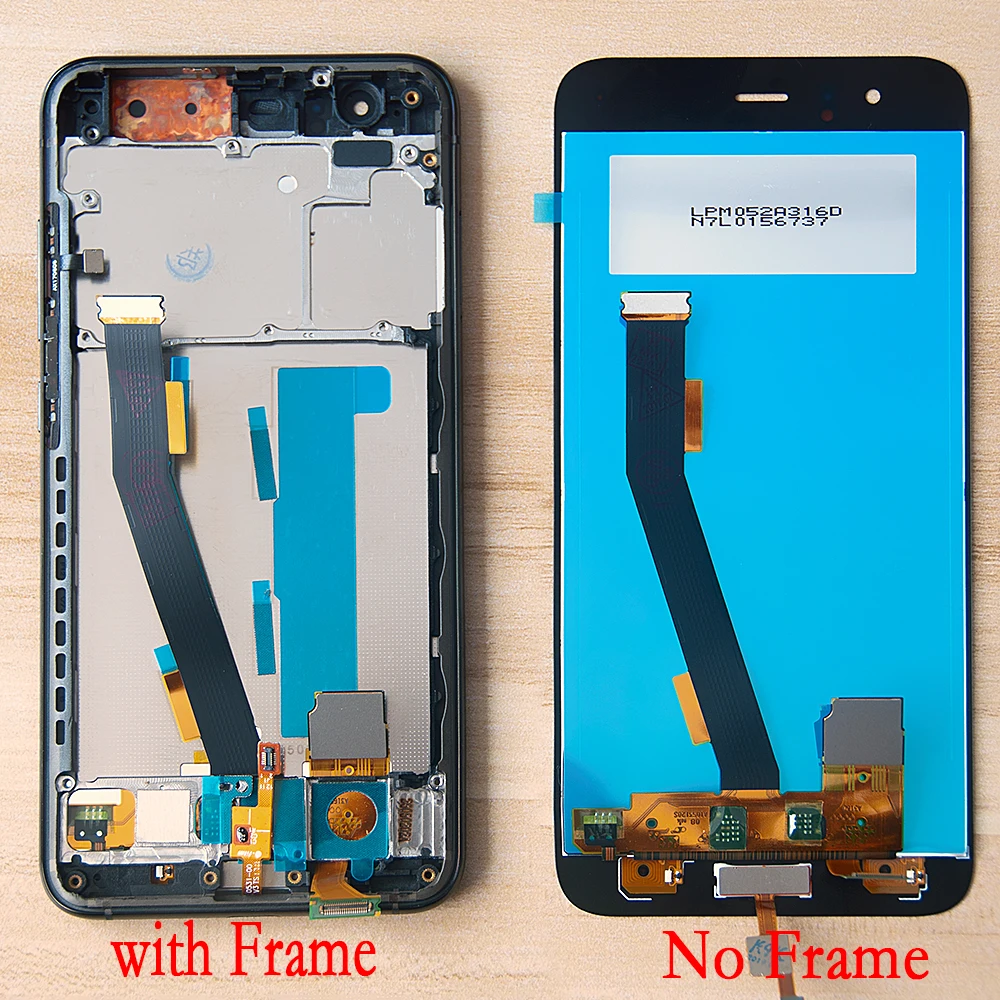 

Original With Fingerprint Sensor LCD For XIAOMI Mi6 LCD Display Touch Screen Frame Replacement For Xiaomi Mi 6 LCD Display