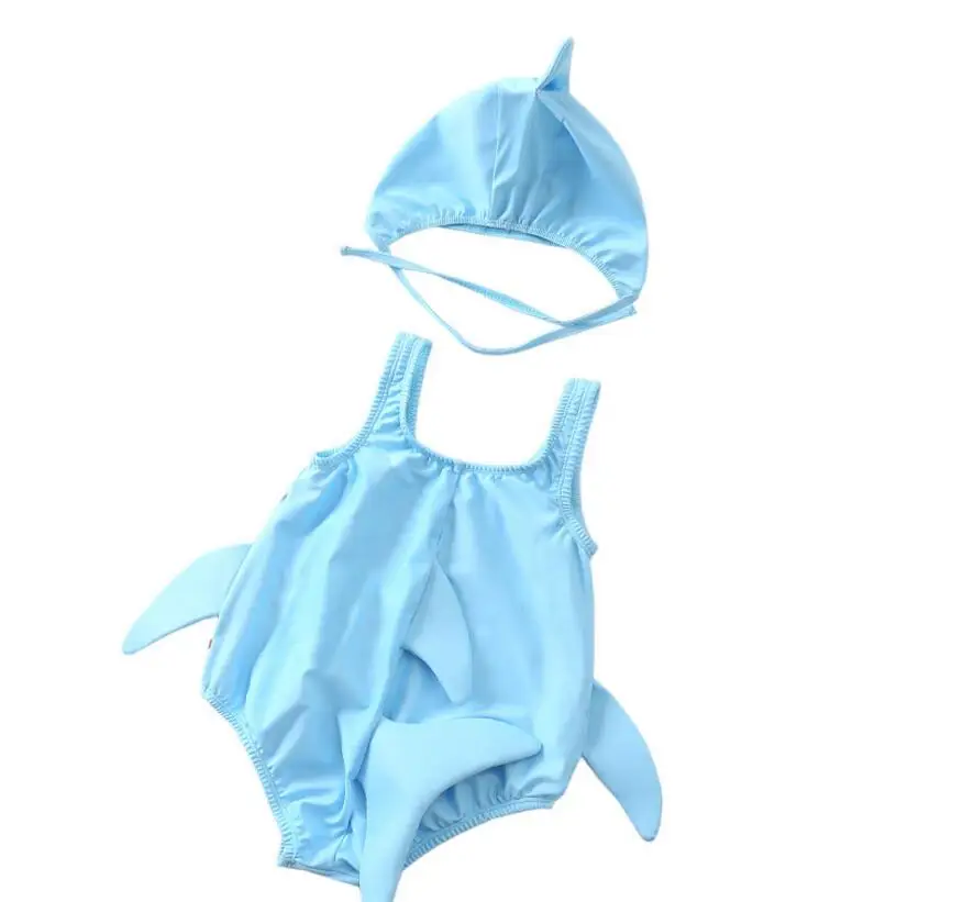 Детский купальный костюм Акула cos детский купальник для мальчиков малыш милый купальный костюм прекрасный наряд с бикини для маленьких девочек