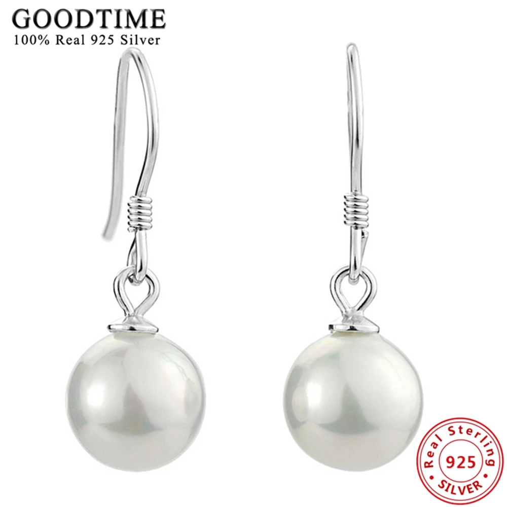 

100% Real Genuine 925 Sterling Earrings Jewelry Solid 925 Silver Drop Dangle Earrings Brincos fashion women jewelry AJE070
