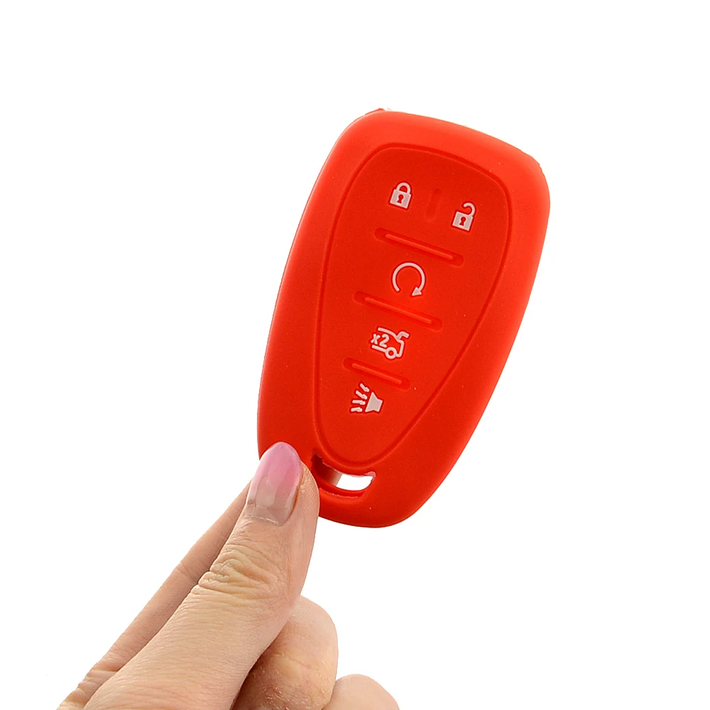 5 buttons silicone car key for Chevrolet 3