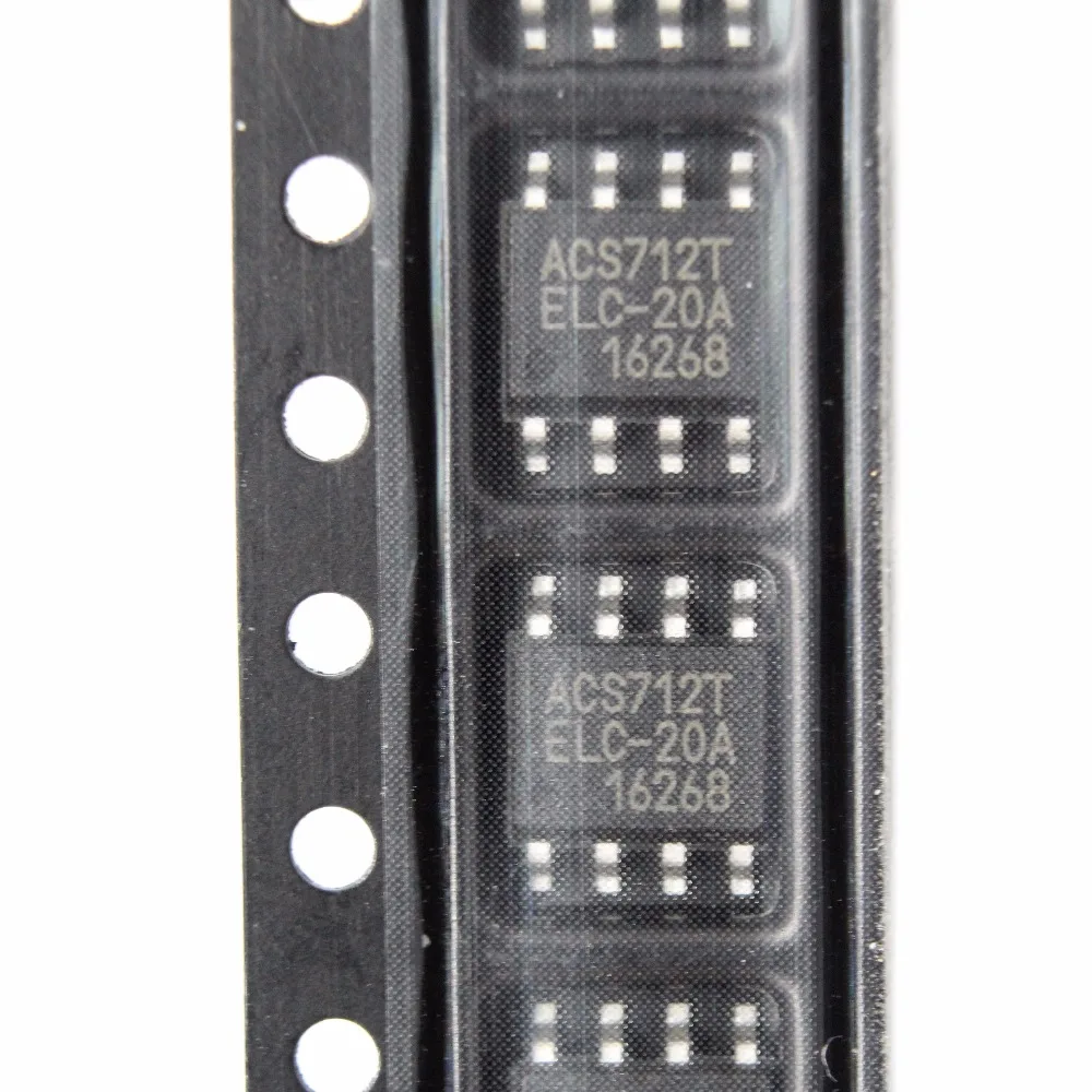 10PCS ACS712 ACS712TELC 20A ACS712ELCTR 20A Current sensor voltage ...