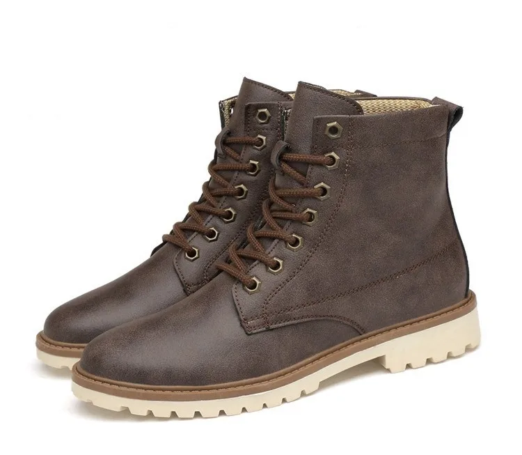 Merkmak/мужские ботинки из натуральной кожи; сезон осень-зима; мужские ботильоны в британском стиле; мужские ботинки; обувь на шнуровке; ботинки наивысшего качества