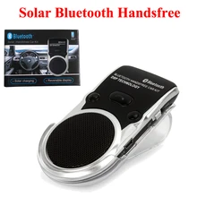 Универсальный беспроводной Bluetooth автомобильный комплект громкой связи динамик телефон+ Автомобильное зарядное устройство+ Солнечная энергия беспроводной Солнечный Bluetooth громкой связи