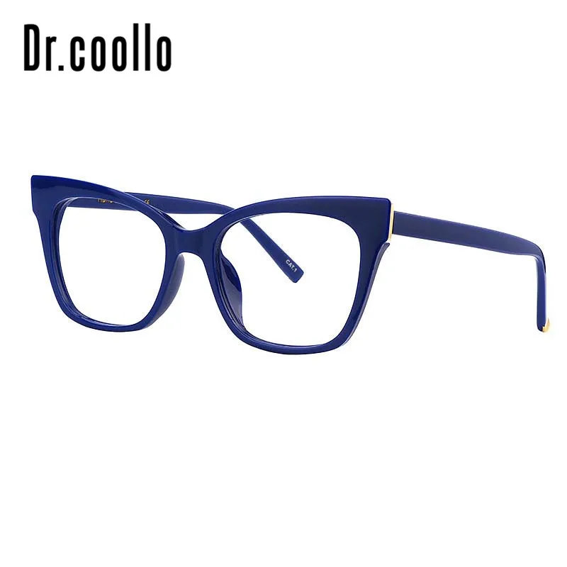 Dr. coollo оправа для глаз кошачий сексуальные очки близорукости прозрачные очков