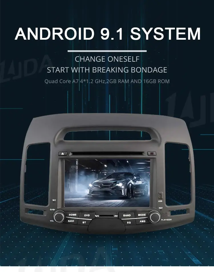 Clearance LJDA Android 9.1 Car dvd player for HYUNDAI ELANTRA 2007-2011 2 Din Car Radio gps navigation stereo multimedia WIFI autoaudio 1 Clearance LJDA Android 9.1 Car dvd player for HYUNDAI ELANTRA 2007-2011 2 Din Car Radio gps navigation stereo multimedia WIFI autoaudio 1