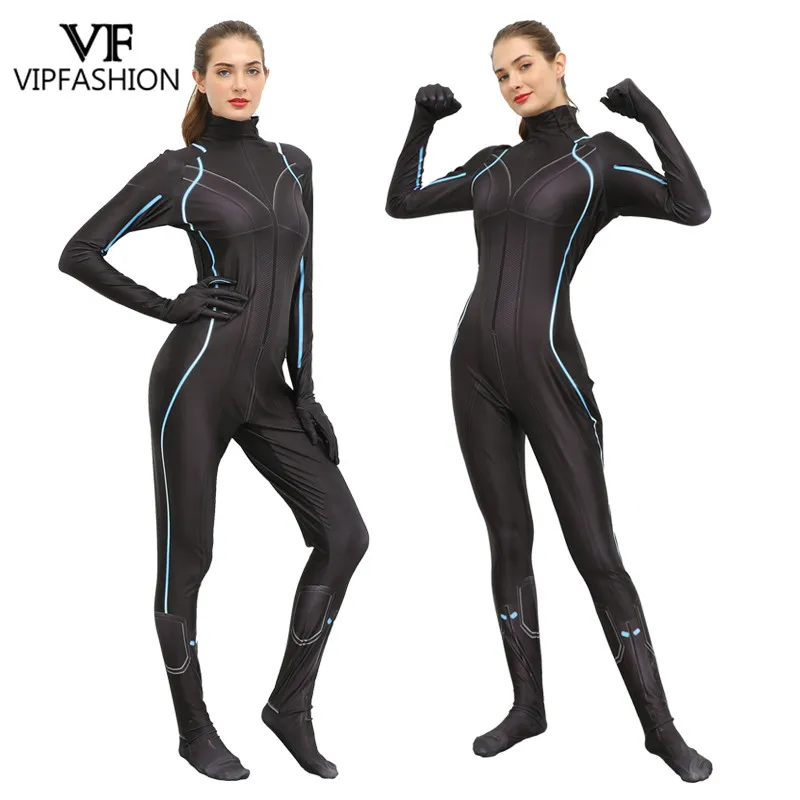 

VIP FASHION War Endgame Women 3D Printed Black Widow Natalia Alianovna Romanova Super Hero Cosplay Costume Jumpsuits