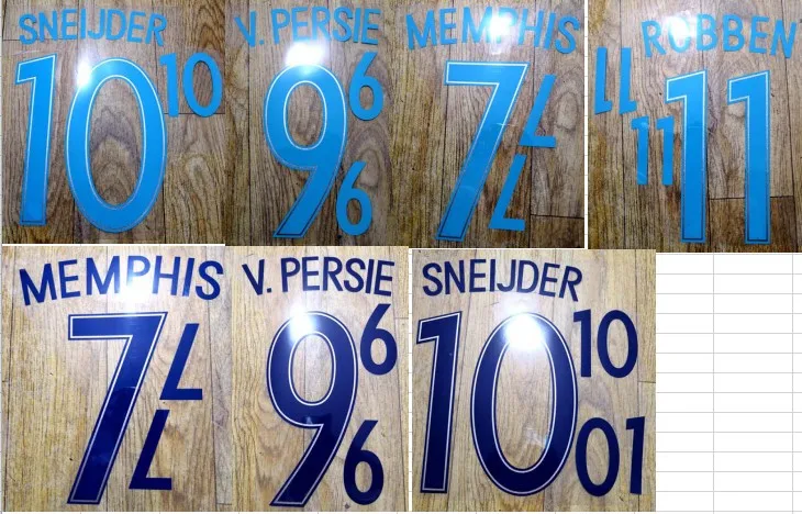 netherland MEMPHIS V. PERSIE SNEIJDER ROBBEN именной патч, значок
