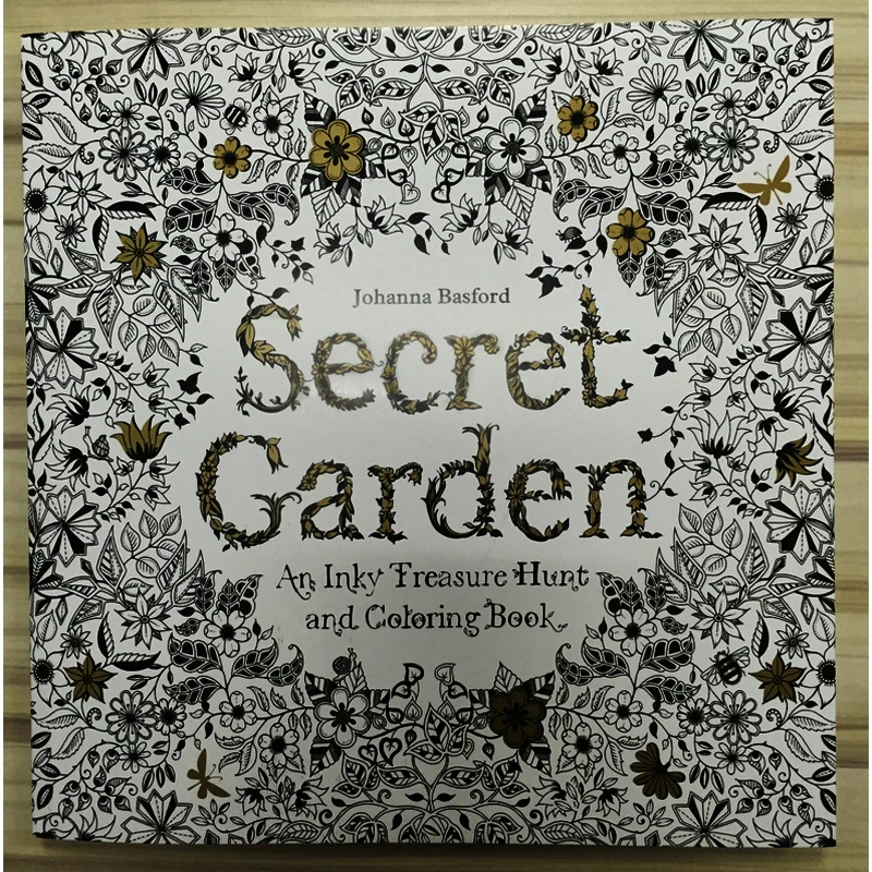 Secret Garden The English Version Coloring Book Adults To Reduce Pressure Coat With Painting Send Color Pencil In Books From Office School