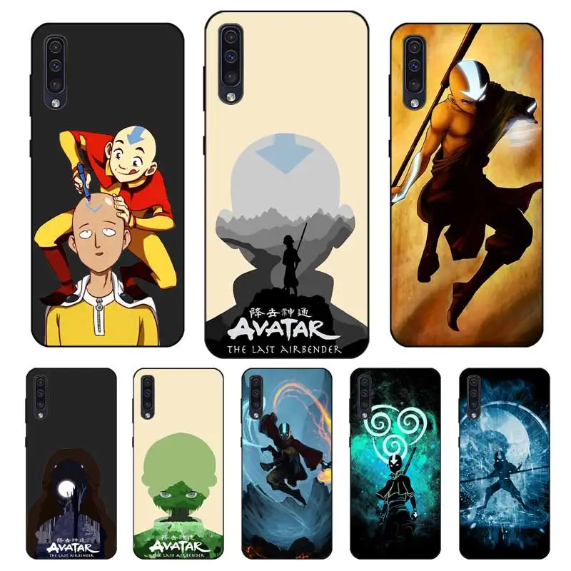 N256 Аватара Аанга Черный силиконовый чехол для samsung Galaxy A2 Core A6 A7 A8 A9 A10 A30 A40 A50 A60 A70 A80