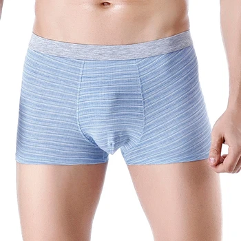 

Hot Sale 3 Pieces U Convex Design Men's Underwear Tiansi Cotton Men's Boxers Men's Sexy Underwear Men Boxer Homme Bokserki