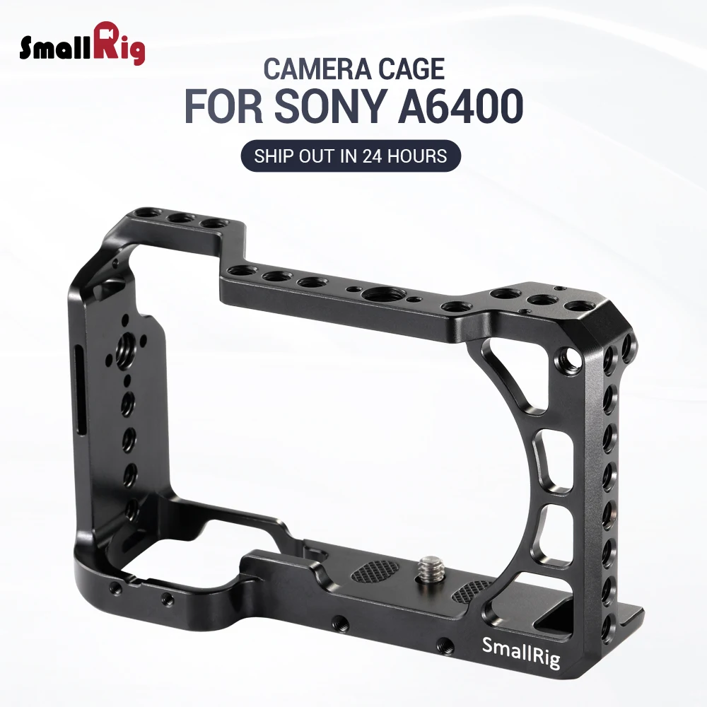 

SmallRig A6400 Camera Cage for Sony A6400 / A6300 / A6500 Camera Can use with Microphone Not obstruct the screen for Vlog 2310