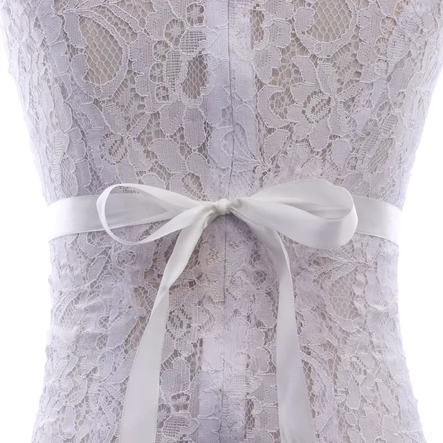 MissRDress Daimond Wedding Belt Crystal Flower Bridal Sash Silver Rhinestones Wedding Sash For Bridal Bridesmaid Dresses JK843 off white