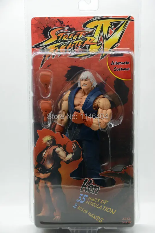 

Free Shipping  Player Select Street Fighter IV Survival Model King red-violet combat Ken Action Figure Toy Doll