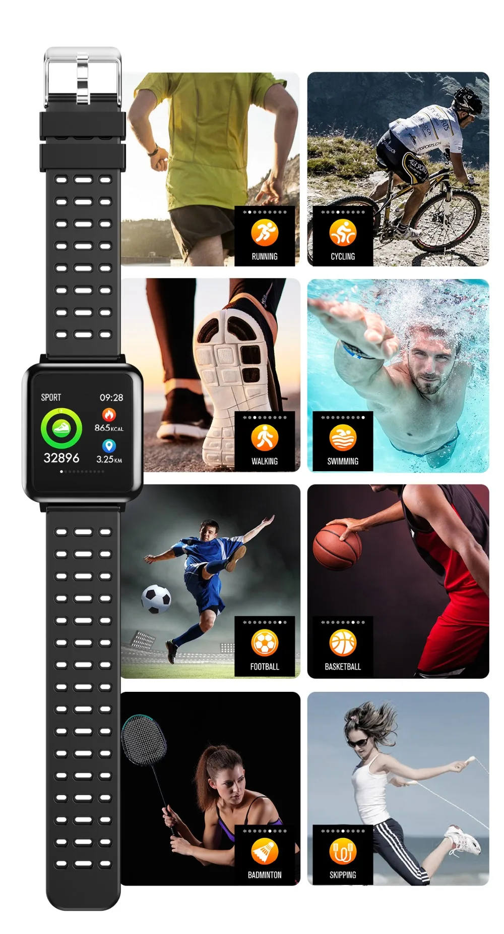 Torntisc фитнес-браслет, водонепроницаемые, с поддержкой сообщений о звонках, с напоминанием о сердечном ритме, кровяное давление, мониторинг кислорода, Смарт-часы для мужчин